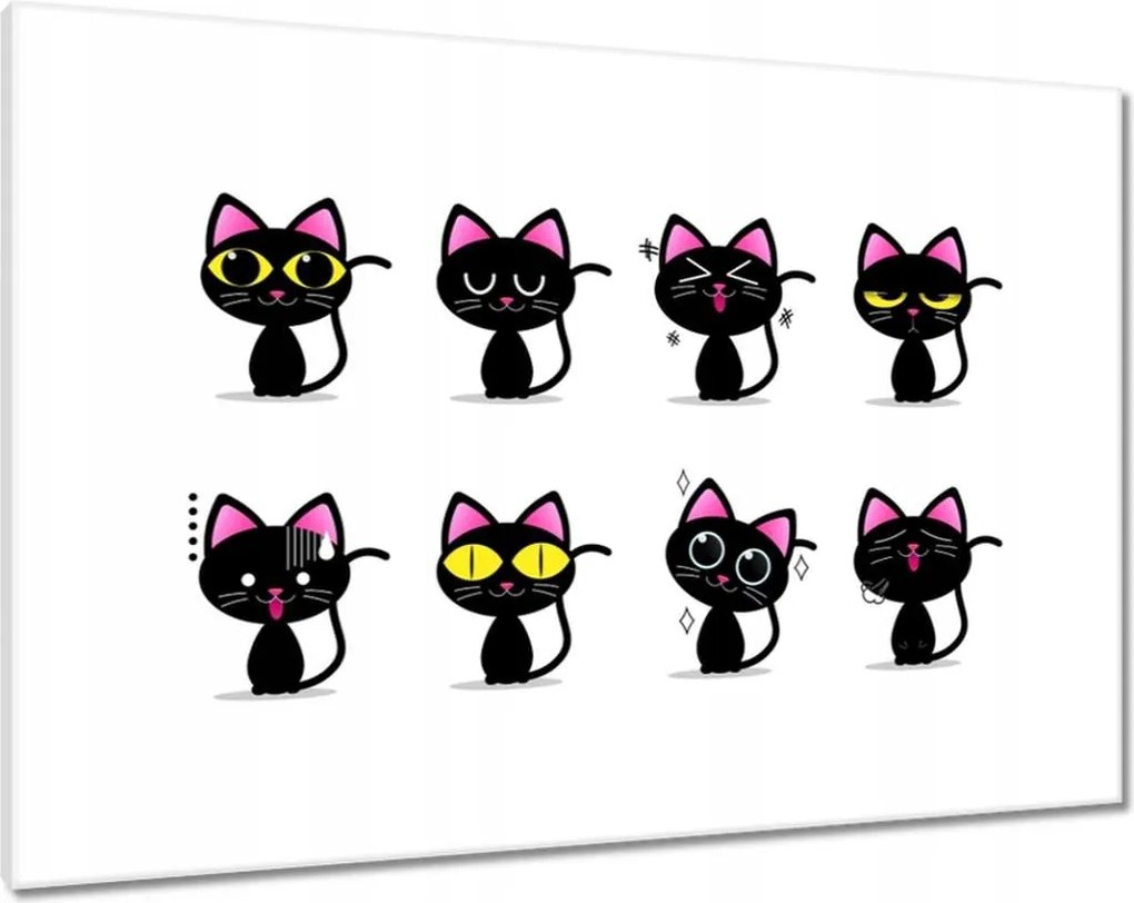 Vászonkép 100x70 Cica Cicák Macskák