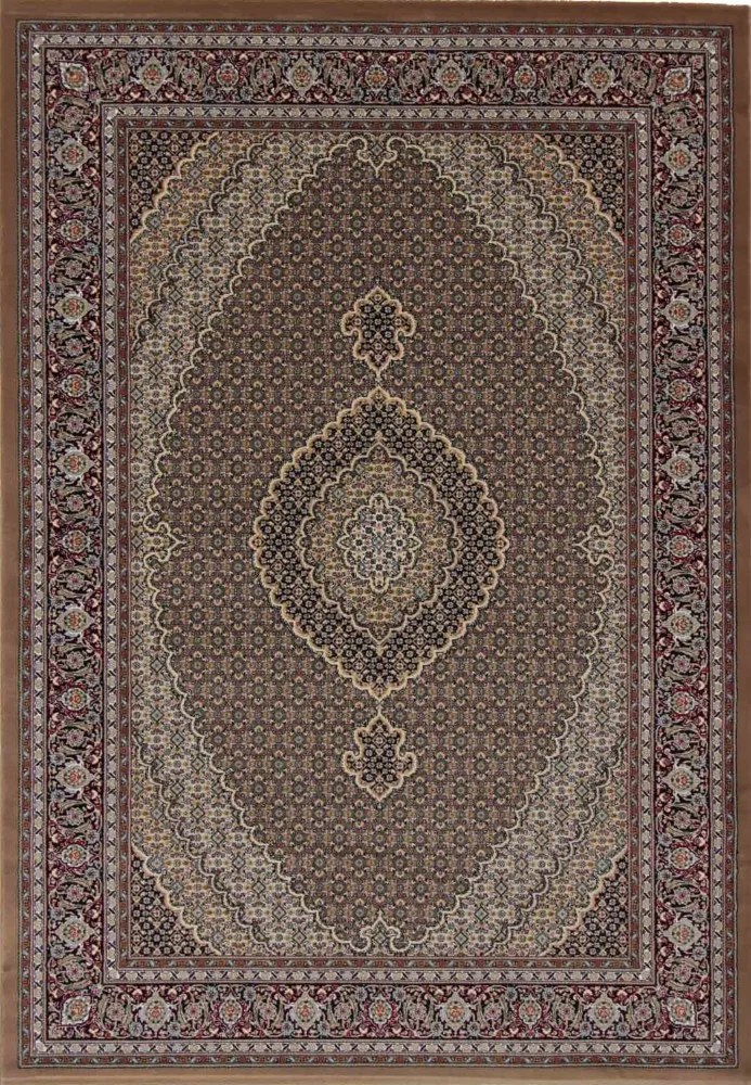 Perzsa szőnyeg barna MAHI 140x200 exkluzív szőnyeg a nappaliba vagy hálószobába
