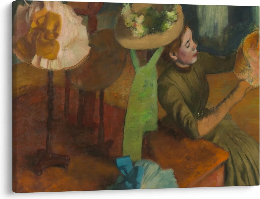 Kép - Edgar Degas, The Millinery Shop, reprodukciók (70x50 cm)