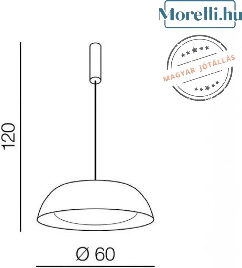 AZZARDO 3148 LENOX Modern Led Függesztett Lámpa LED IP20