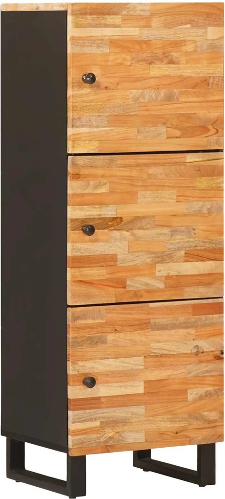 vidaXL Tároló Magasítószekrény Barna 40 x 33 x 110 cm Tömör Mangófát