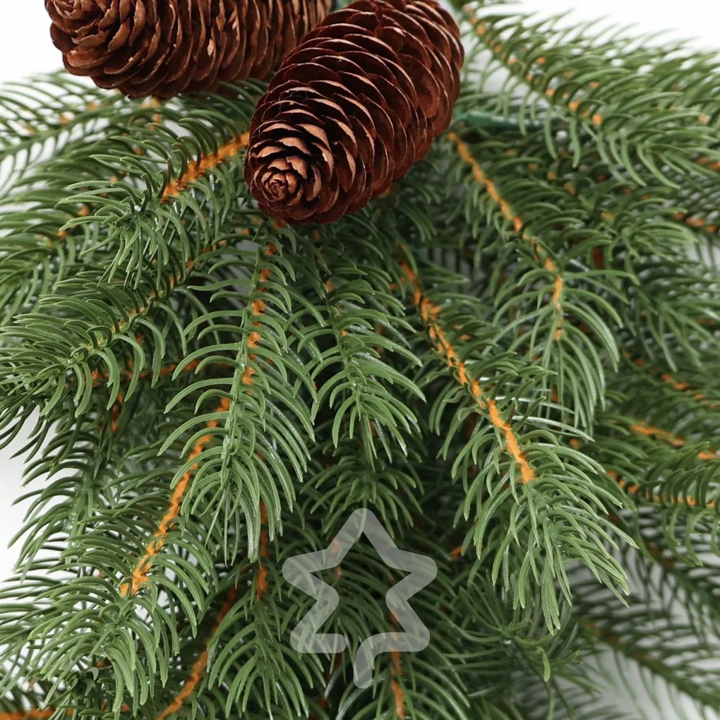 Füzér Díszített 50 LED 60 cm