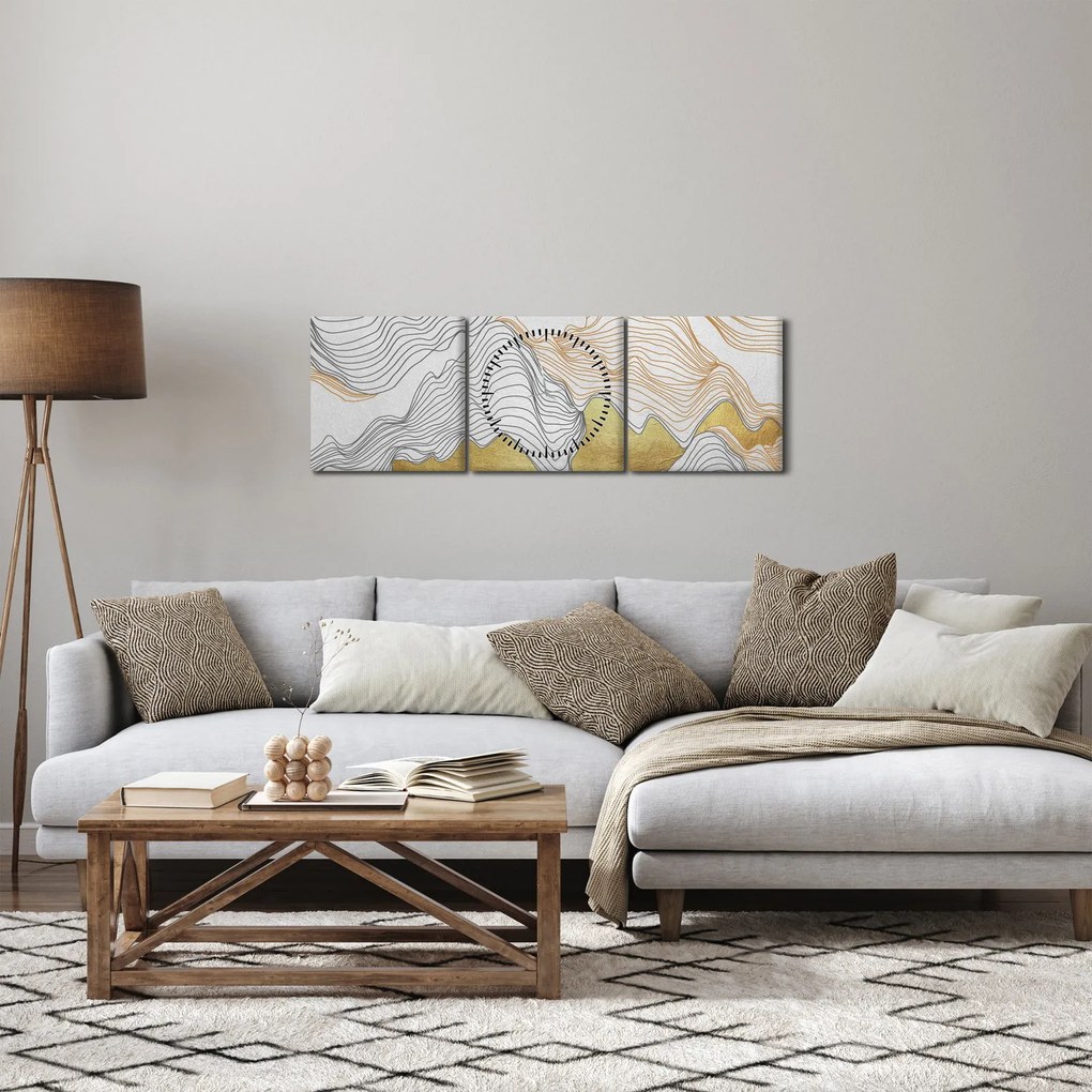 Kép - Díszítés III. (órával) (90x30 cm)
