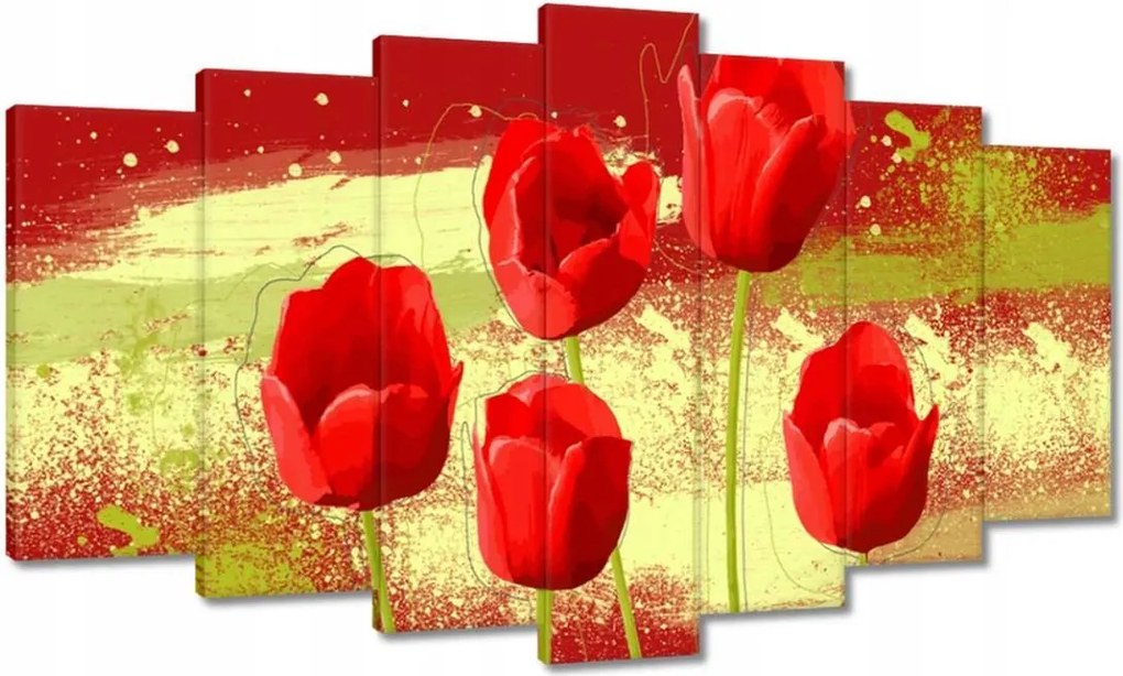 Vászonkép 140x80 Piros pipacs