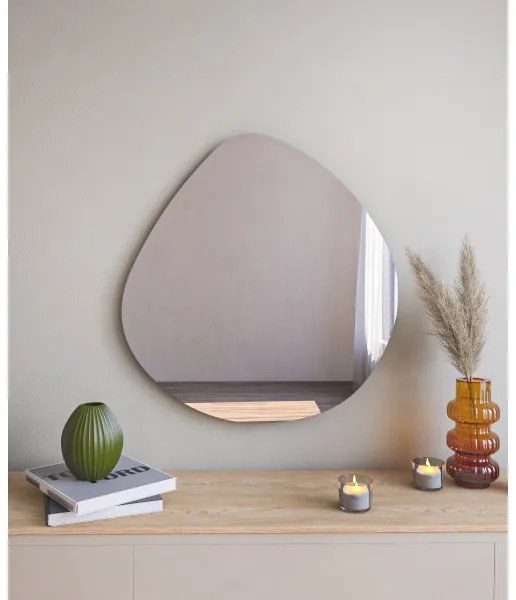 Fali tükör BESSO 60x60 cm fekete