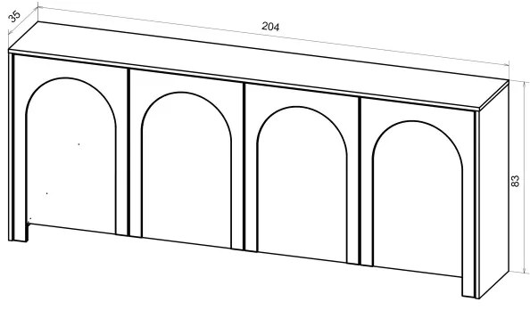 NIO komód kasmír/bézs