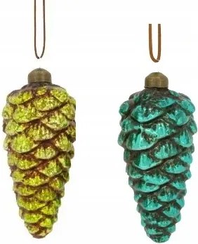 Westwing 2 db-os „Forest” toboz gömb szett, O 6, magasság 12,5 cm