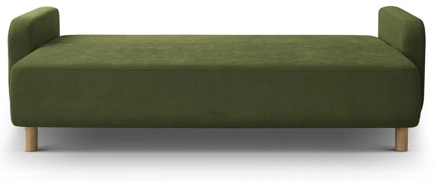 Zöld kinyitható tárolóhelyes kanapé 231 cm Elen – Micadoni