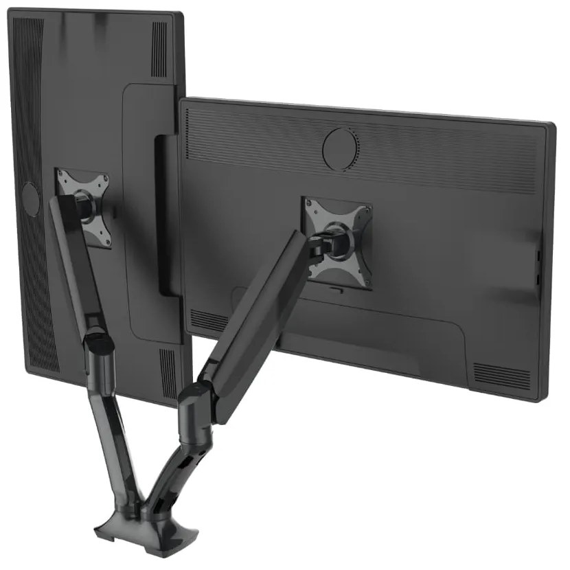OfficeTech Tartó 2db monitorhoz, fekete