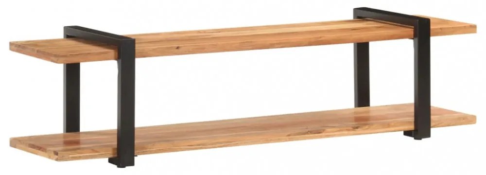 tömör akácfa TV-szekrény 160 x 40 x 40 cm