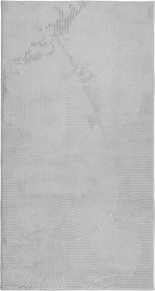 vidaXL IZA szürke rövid szálú skandináv stílusú szőnyeg 80 x 150 cm