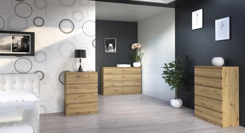 M8 120 komód, tölgy