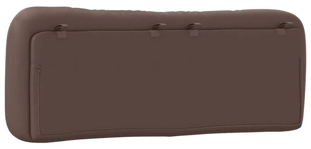 barna műbőr fejtámla párna 140 cm