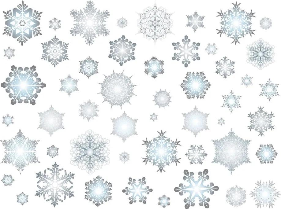 Snowflakes karácsonyi matrica - Ambiance
