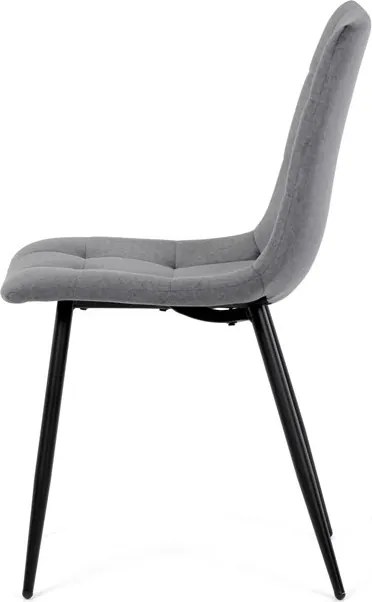 Étkezőszék, szürke, bársony szövet, DCL-X7015 GREY2