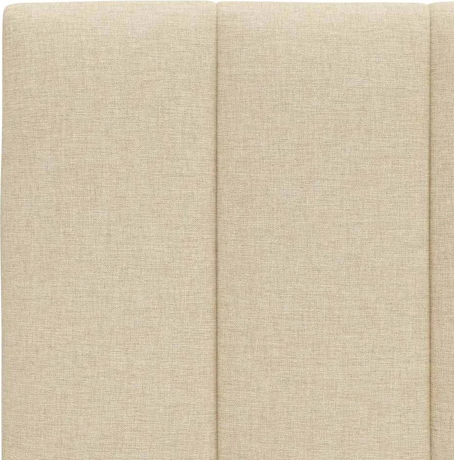 krémszínű szövet fejtámla párna Hanko 140 cm