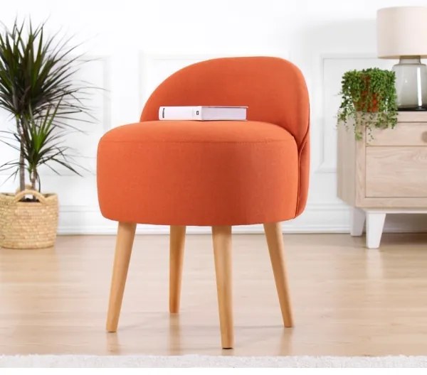 NIKI puff, átmérő 46 cm, narancssárga