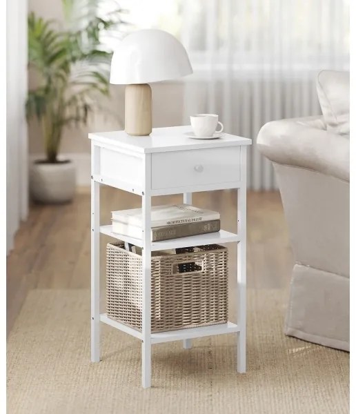 ARIN fehér éjjeliszekrény