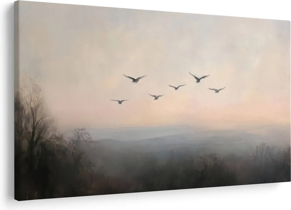 Kép - Madárcsapat (90x60 cm)