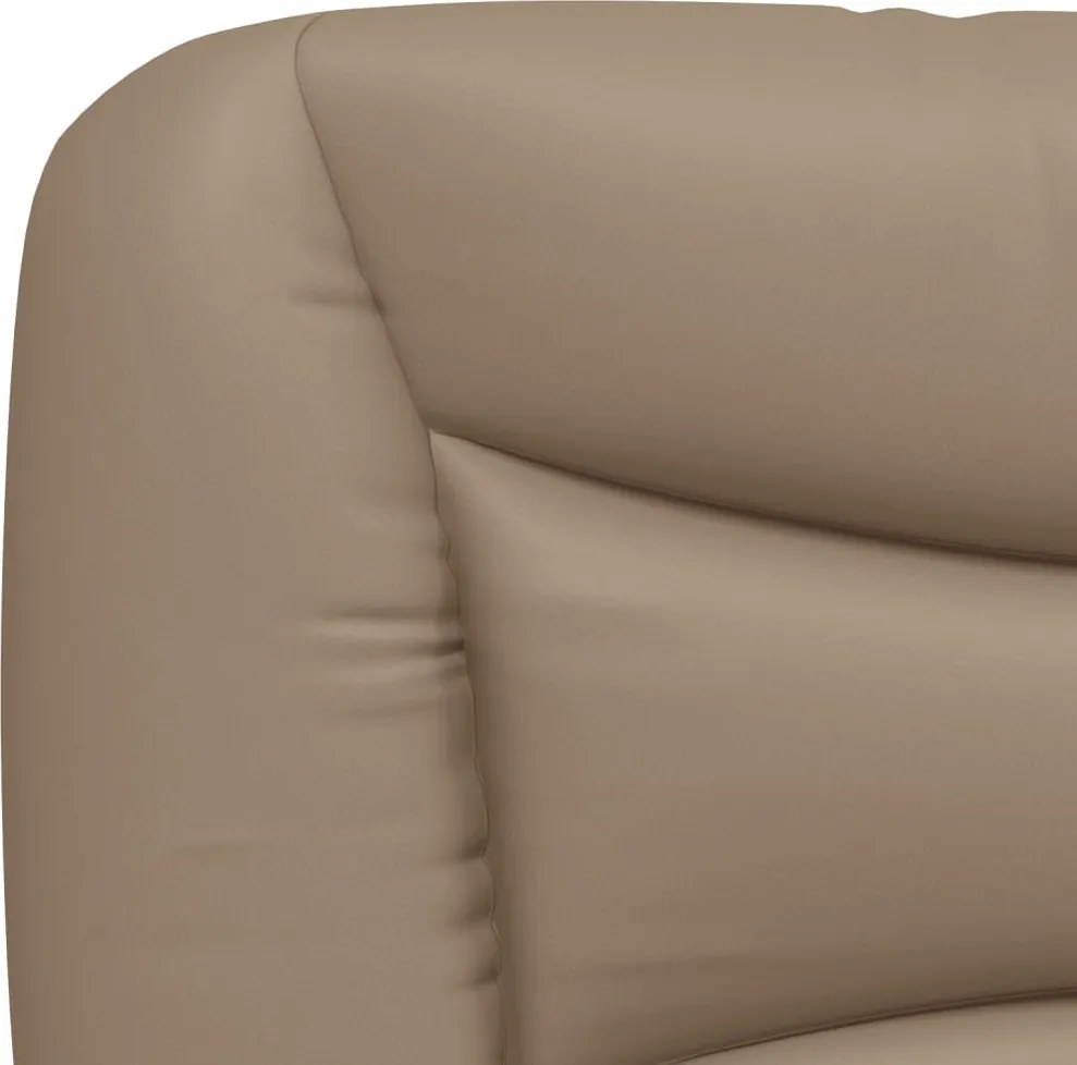 cappuccino színű műbőr fejtámla párna Hvar 100 cm