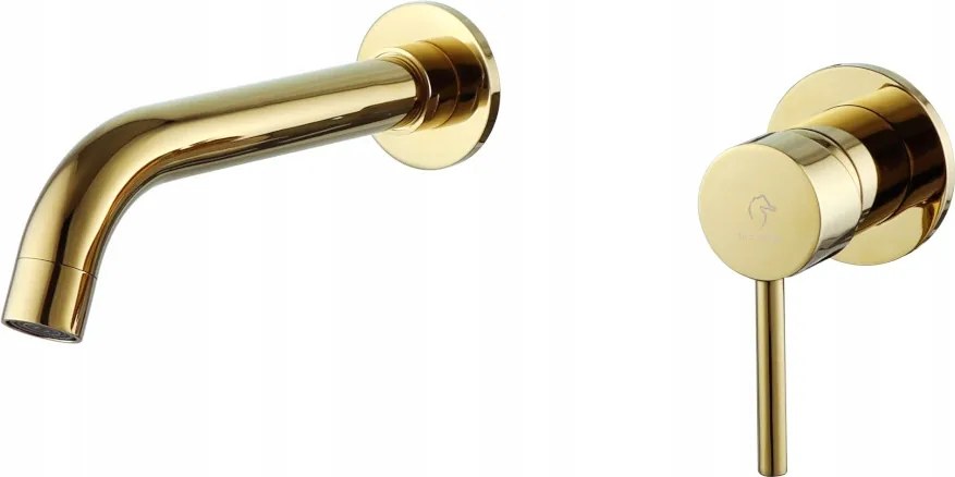 Süllyesztett Mosdó Csaptelep Sea Horse Peso Arany