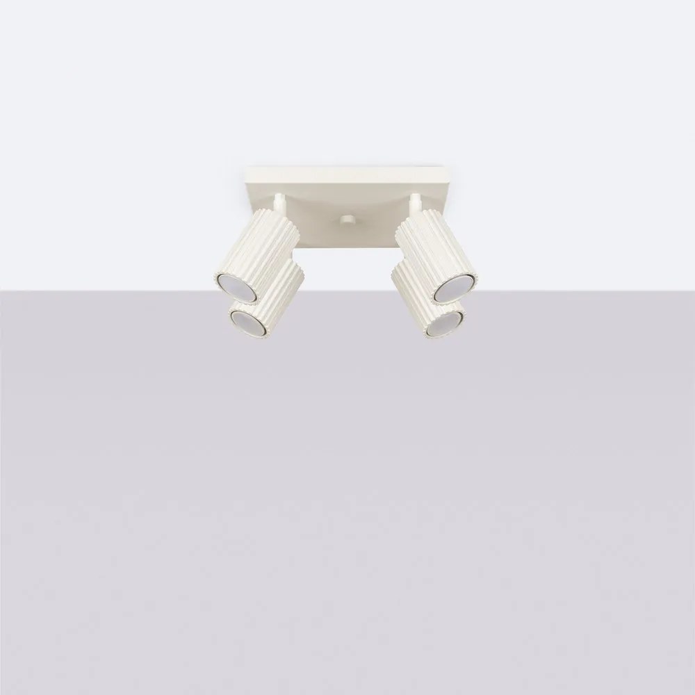 Krémszínű spotlámpa 25x25 cm Gleam – Sollux