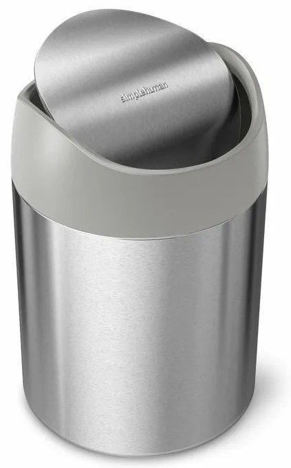 Asztali hulladékkosár Mini 1,5 l, rozsdamentes acél