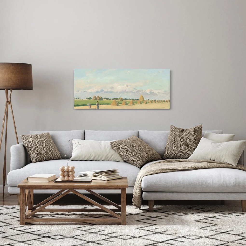 Kép - Camille Pissarro, Landscape, Ile de France, reprodukciók (120x50 cm)
