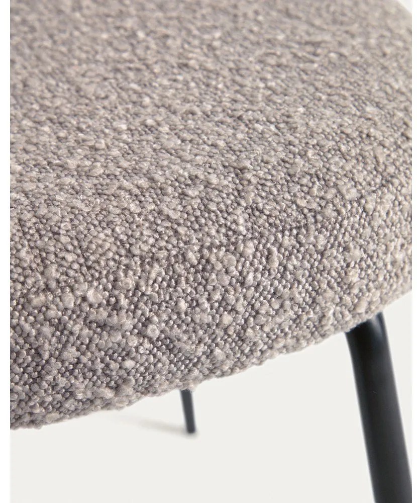 Szürke étkezőszék szett 2 db-os Aniela – Kave Home