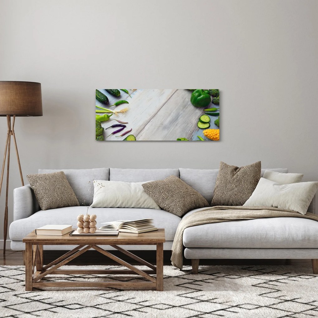 Zöldség képe (120x50 cm)