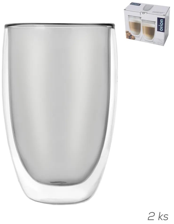 Üveg bögre szett 2 db-os 500 ml – Orion