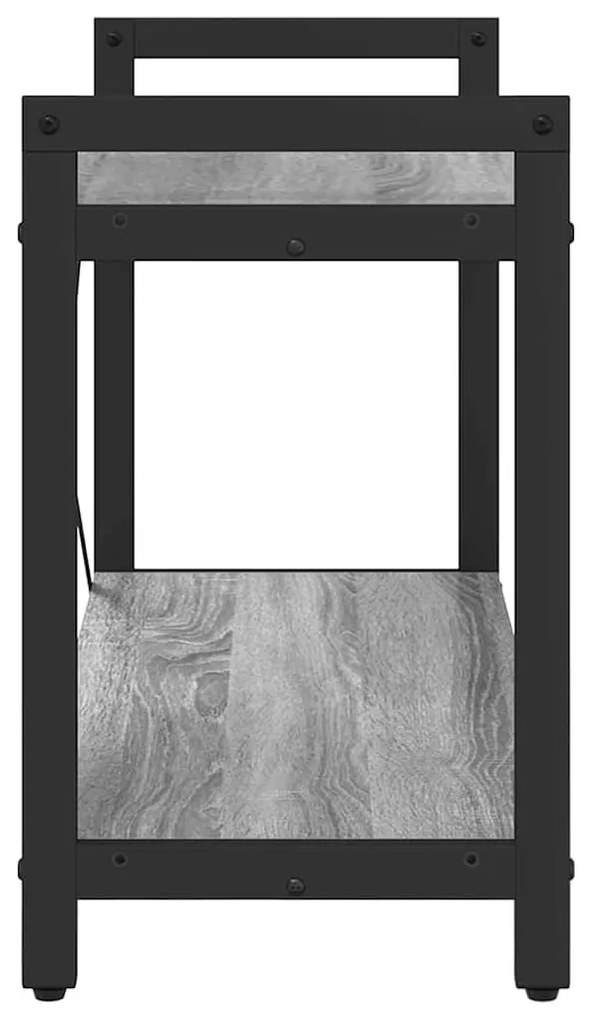 Könyvszekrény Szürke sonoma 80 x 30 x 48.5 cm Faanyag