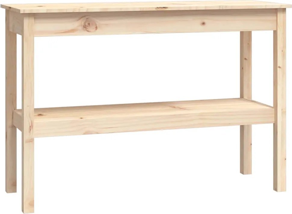 vidaXL tömör fenyőfa tálalóasztal 110 x 40 x 75 cm