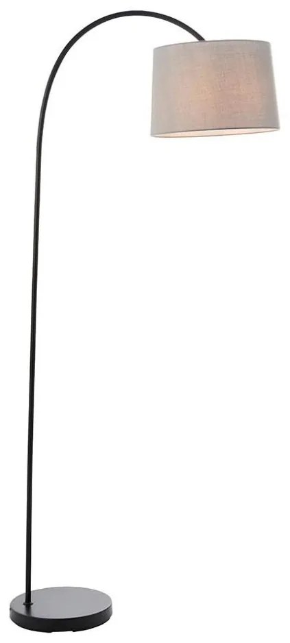 Endon 78163 - Állólámpa CARLSON 1xE27/60W/230V szürke/fekete