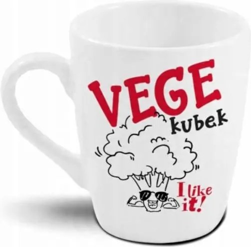 Vicces Ajándék Bögre BGtech Nyomtatott Vege Bögre Kerámia 300 ml