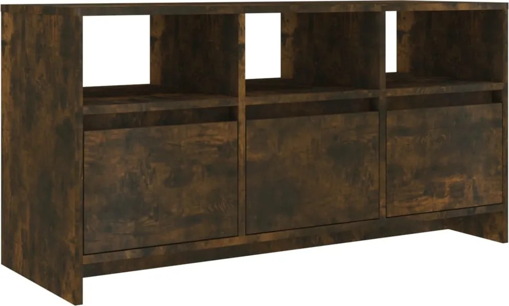 vidaXL füstös tölgy színű szerelt fa TV-szekrény 102x37,5x52,5 cm