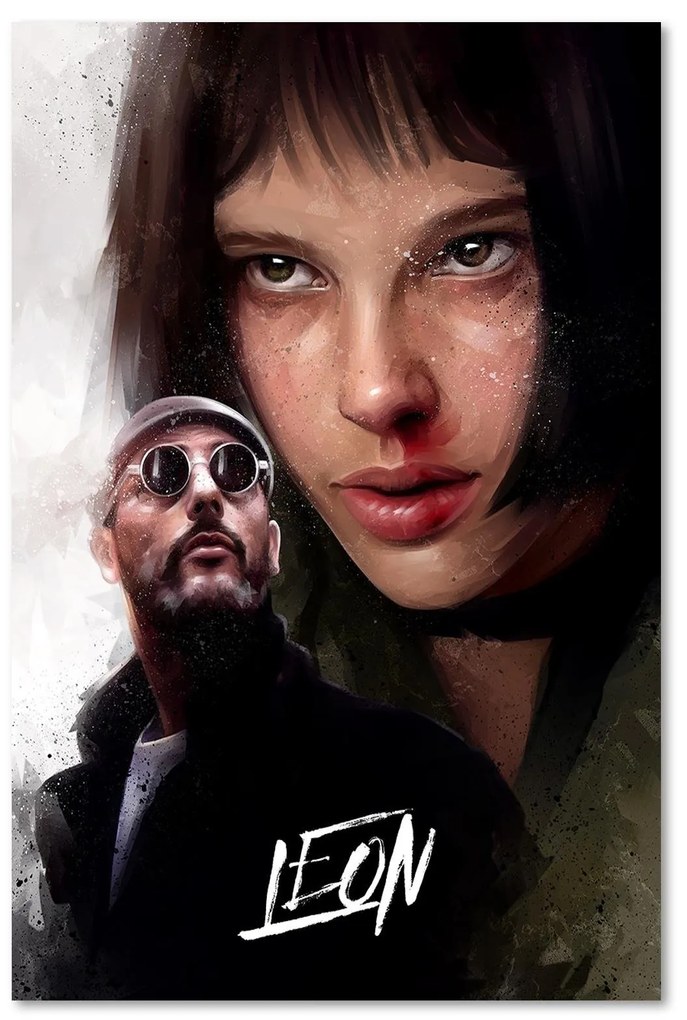 Gario Vászonkép Léon, a profi, Jean Reno és Natalie Portman- Dmitry Belov Méret: 40 x 60 cm