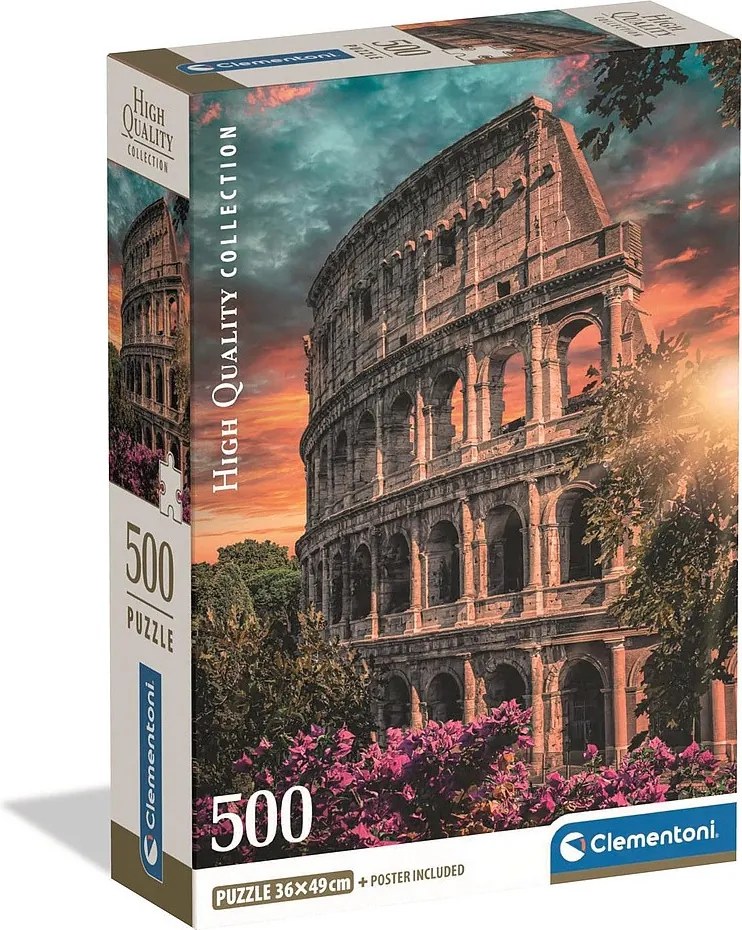 Róma Colosseum 500 db-os Compact puzzle Clementoni