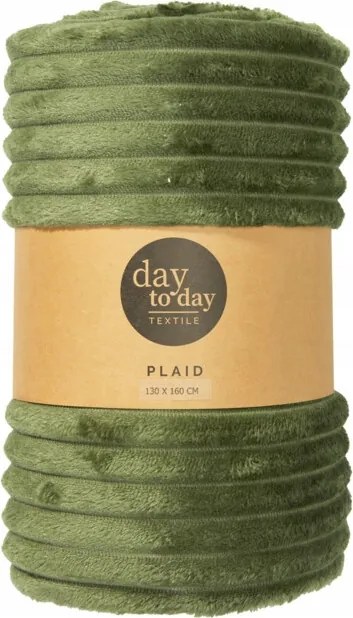 Flanel Takaró Poliészter Zöld 160 X 130 CM