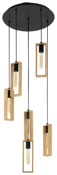 Eglo 44054 - Kábelcsillár LITTLETON 6xE27/60W/230V