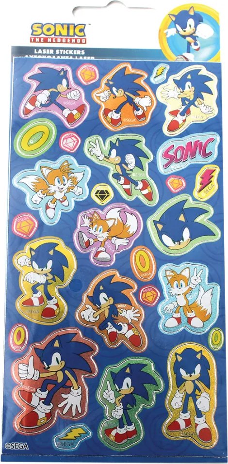 Sonic a sündisznó Diamond hologrammos matrica szett