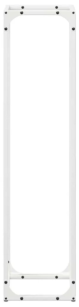 fehér hidegen hengerelt acél tűzifatároló 25x25x100 cm