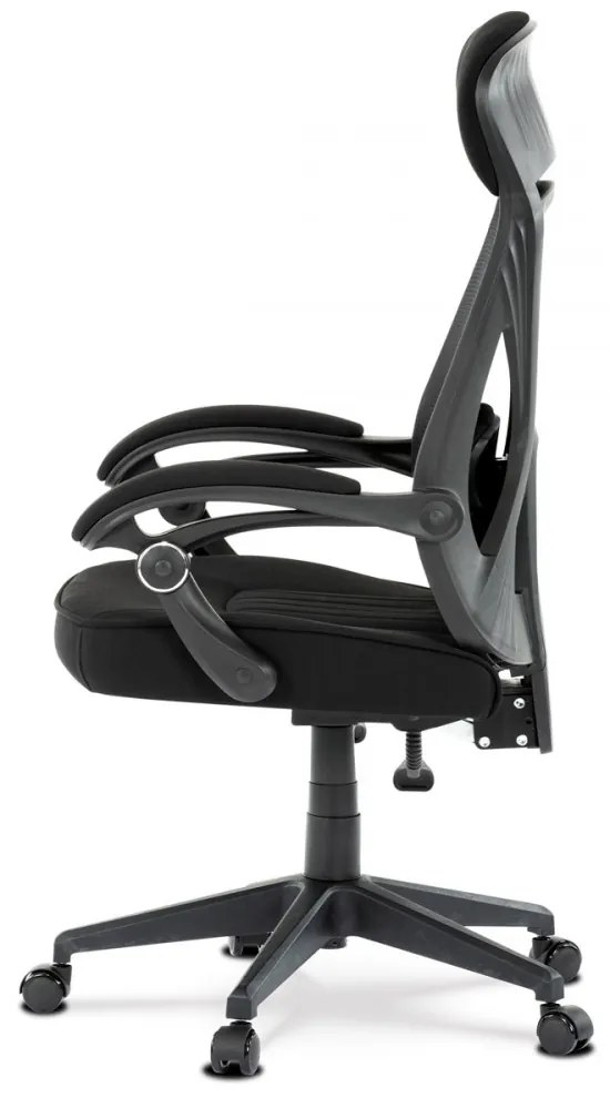 Scaun pivotant de birou negru KA-Y309