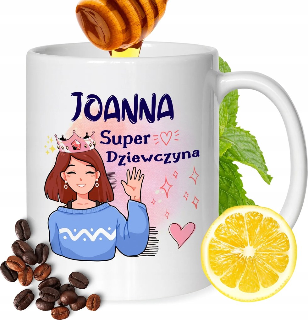 Bögre Johanna Barátnőknek Ajándék Nyomtatott Fehér 330ml