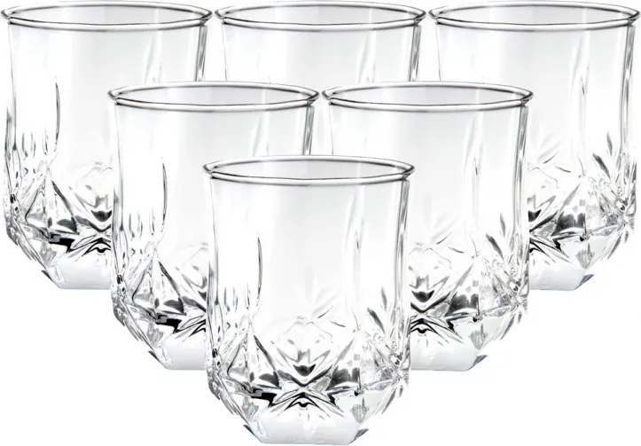 Whiskys pohár víz gyümölcslé Luminarc Brighton 270 ml 6 db