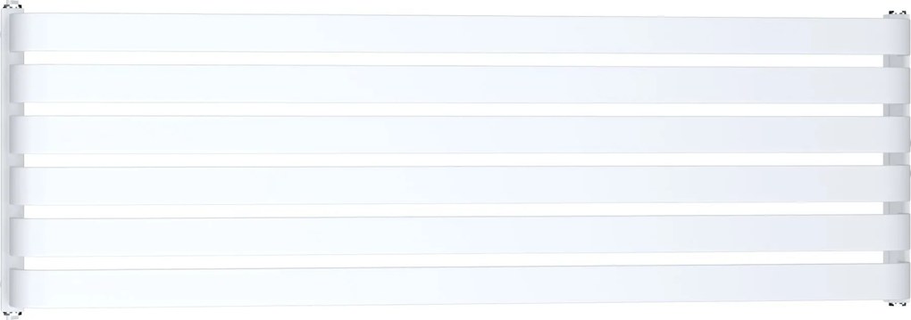 Dakar vízszintes dekoratív radiátor 140x395 Fehér Matt Sima