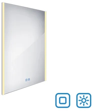 NIMCO ZP 11002VX - LED Fürdőszobai tükör háttérvilágítással 3000-6500K 80x60 cm IP44