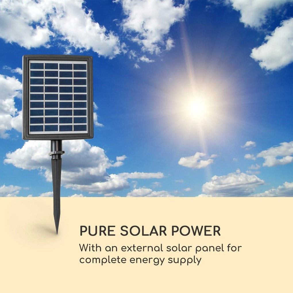 Blumfeldt Magic Tree, napelemes szökőkút, LED lámpa, polireszin