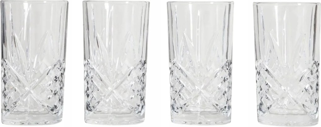 Mirra magas pohár szett, 4 db 0,35 l Homla