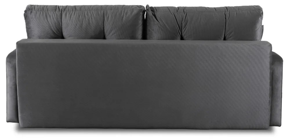 Sofa FAVIO Szara Welurowa